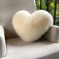 Plush Heart-Shaped Decorative Pillow