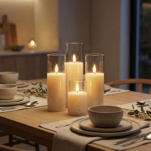 Battery-Powered LED Candle Collection for Ambiance