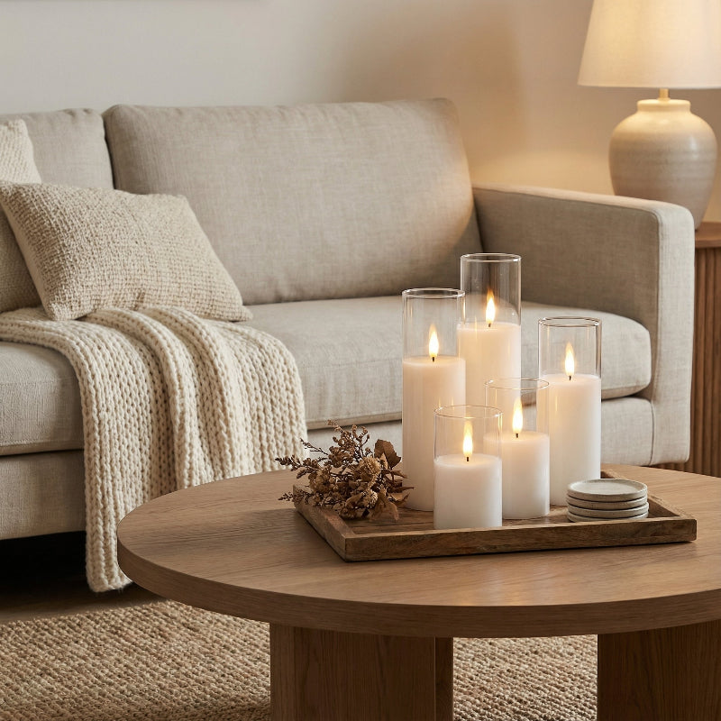 Battery-Powered LED Candle Collection for Ambiance