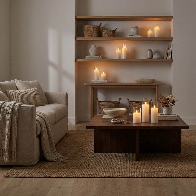 Battery-Powered LED Candle Collection for Ambiance