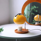 Elegant Glass Wellness Lamp with Candle Warmer