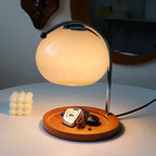Elegant Glass Wellness Lamp with Candle Warmer