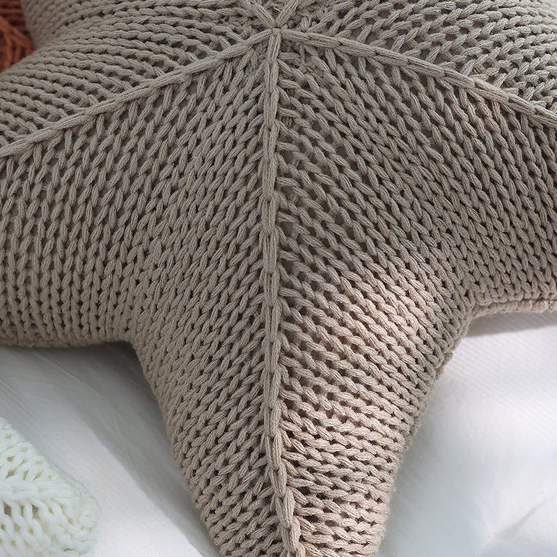 Charming Coastal Starfish Accent Pillow