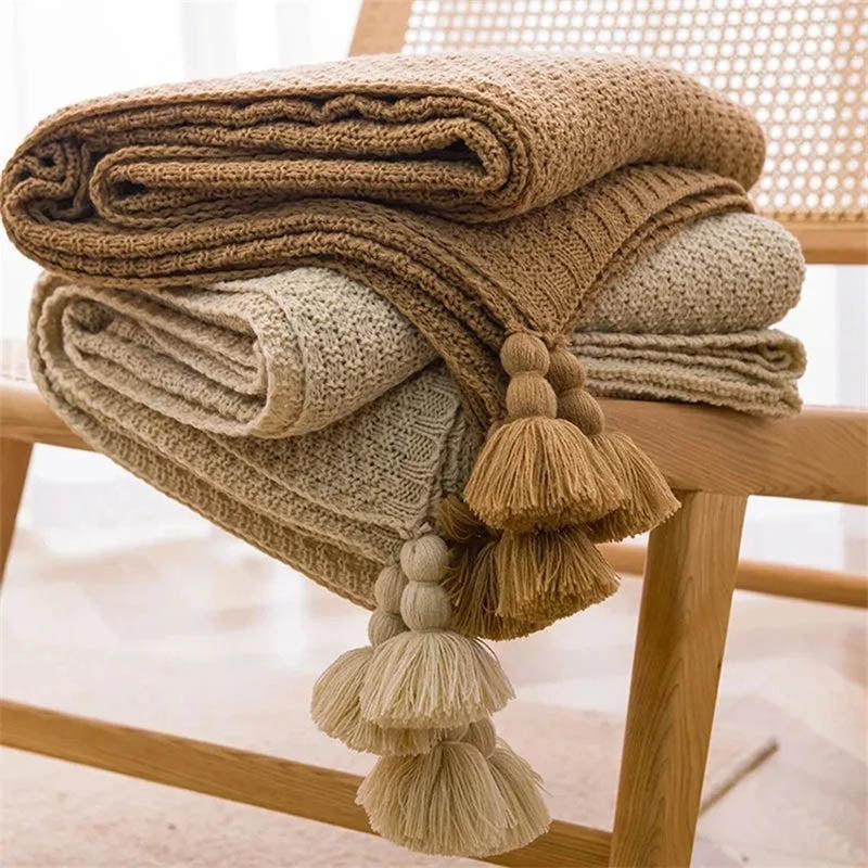Luxurious Soft Knit Acrylic Blanket