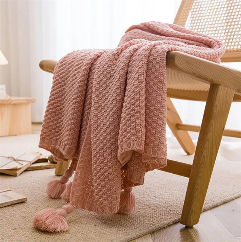 Luxurious Soft Knit Acrylic Blanket