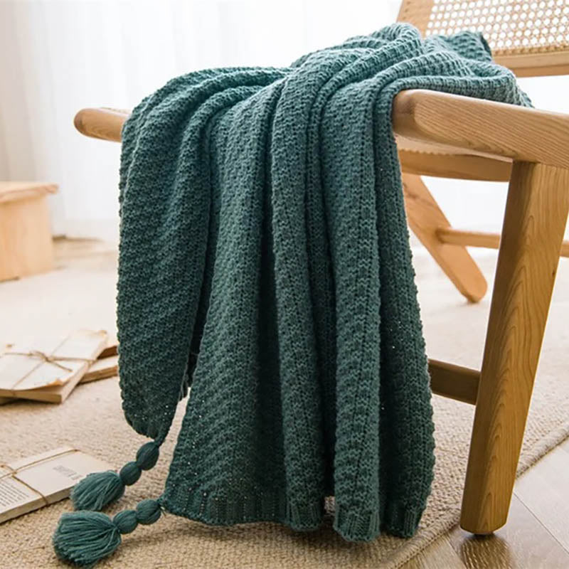 Luxurious Soft Knit Acrylic Blanket