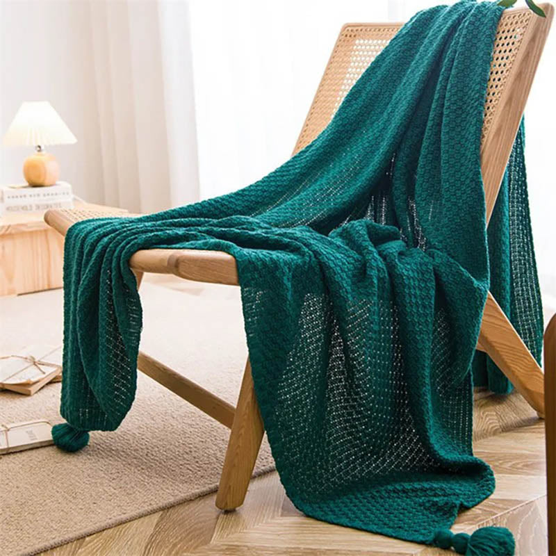 Luxurious Soft Knit Acrylic Blanket