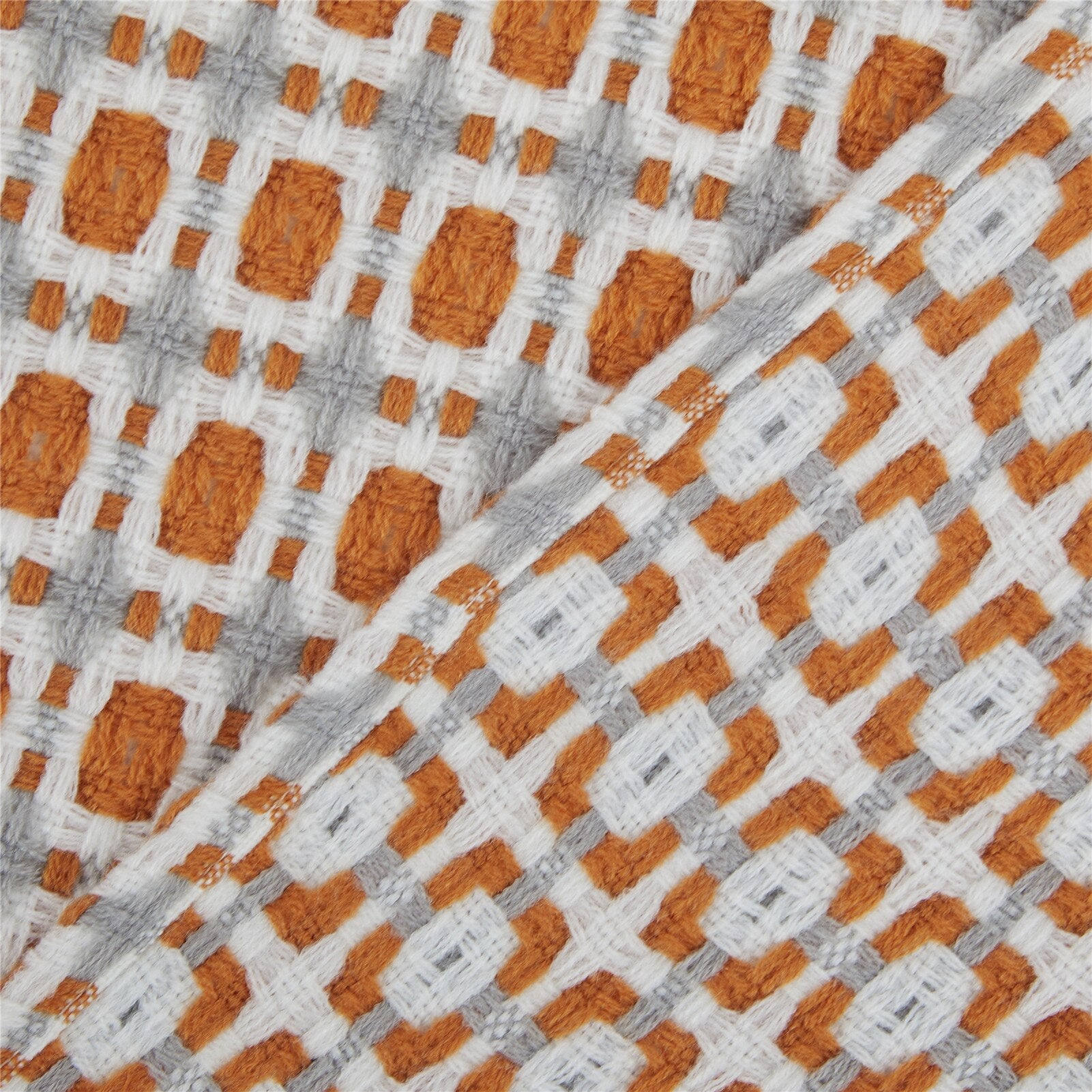 Chic Warmth Knitted Throw Blanket