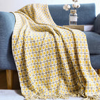 Chic Warmth Knitted Throw Blanket