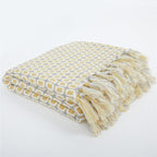 Chic Warmth Knitted Throw Blanket