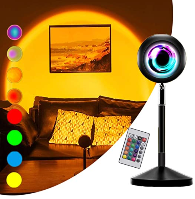 Enchanting Multicolor Sunset Projector Lamp