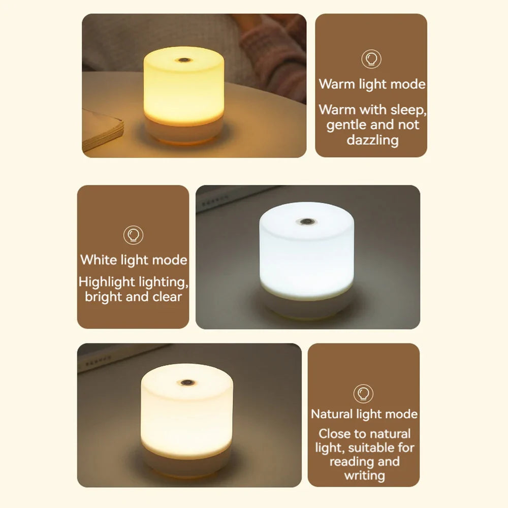Elegant Touch-Control LED Desk Lamp