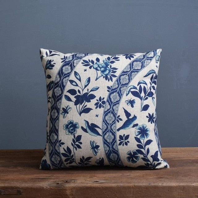 Elegant Cotton-Linen Decorative Pillow Cover