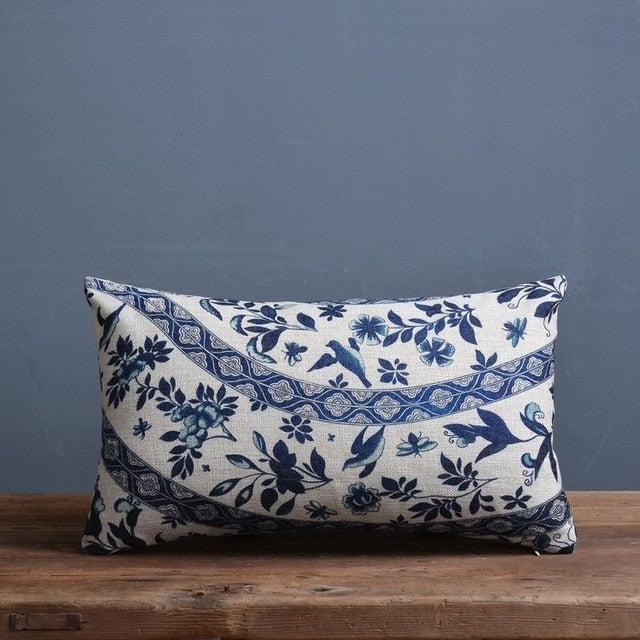 Elegant Cotton-Linen Decorative Pillow Cover
