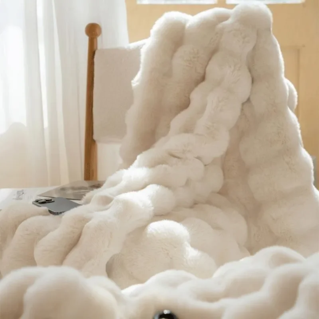 Soft and Warm Plaid Blanket with Sleeves – Ideal for Sofa and Bed