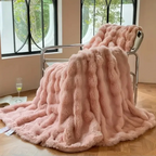 Soft and Warm Plaid Blanket with Sleeves – Ideal for Sofa and Bed