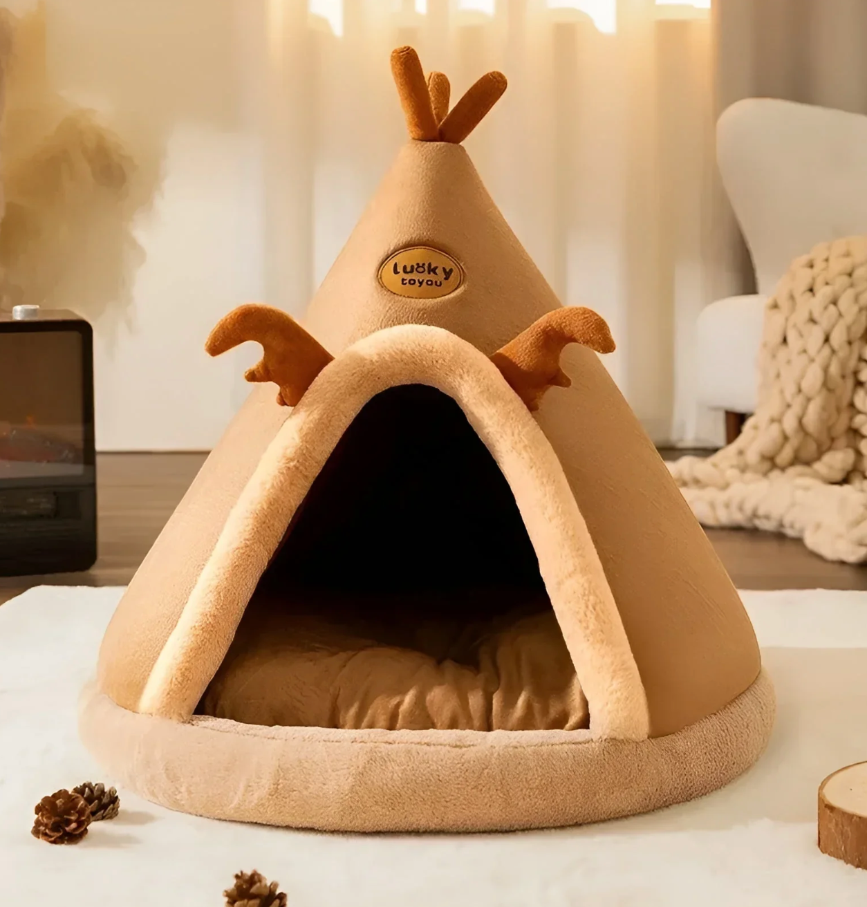 Luxurious Soft Pet Resting Pod