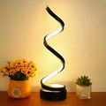 Chic Twisted LED Lamp for Modern Spaces