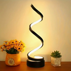 Chic Twisted LED Lamp for Modern Spaces