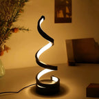 Chic Twisted LED Lamp for Modern Spaces