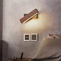 Elegant Adjustable Wooden Wall Light Fixture