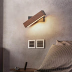 Elegant Adjustable Wooden Wall Light Fixture