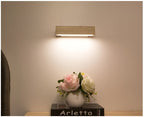 Elegant Adjustable Wooden Wall Light Fixture