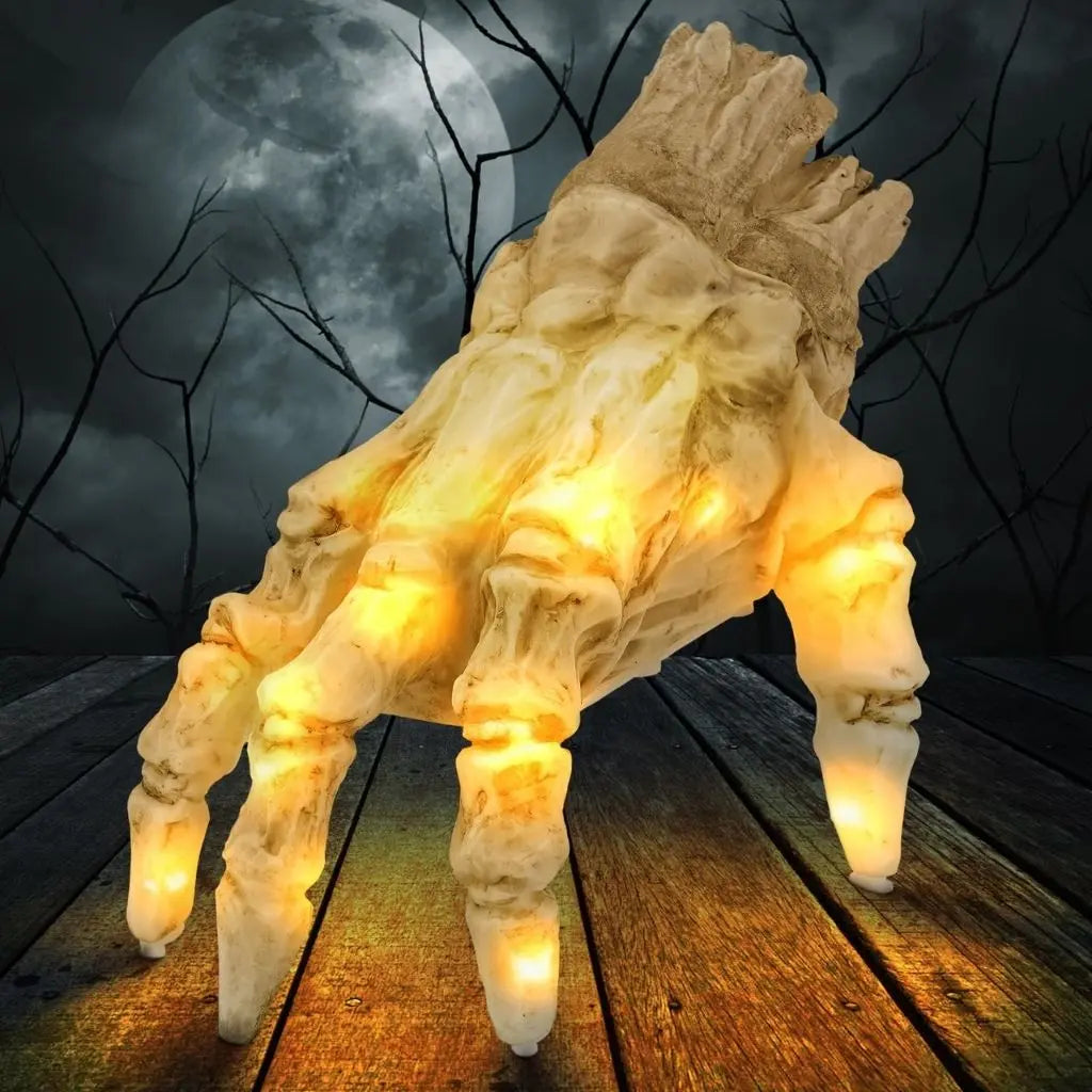 Creepy Crawling Zombie Hand with Lights and Sounds
