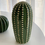 Modern Glossy Glazed Cactus Figurines – Ceramic Home and Office Decor