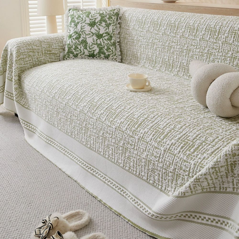 Stretchable Ice Silk Sofa Cover - Crisp Chill Design