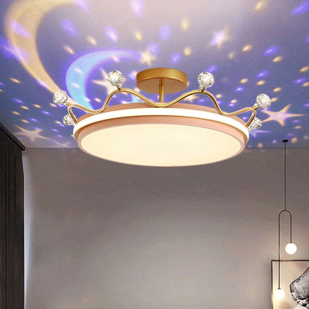Adjustable Semi-Flush Mount Ceiling Light for Kids – Stylish Design