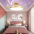 Adjustable Semi-Flush Mount Ceiling Light for Kids – Stylish Design