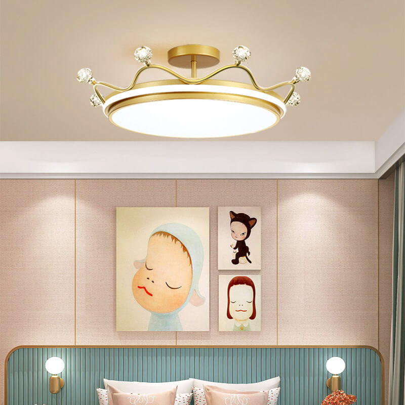 Adjustable Semi-Flush Mount Ceiling Light for Kids – Stylish Design