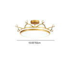 Adjustable Semi-Flush Mount Ceiling Light for Kids – Stylish Design
