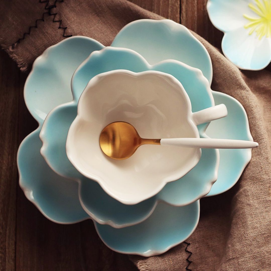 Serenity Floral Porcelain Tea Set