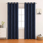 Contemporary Wave Blackout Drapes for Modern Living