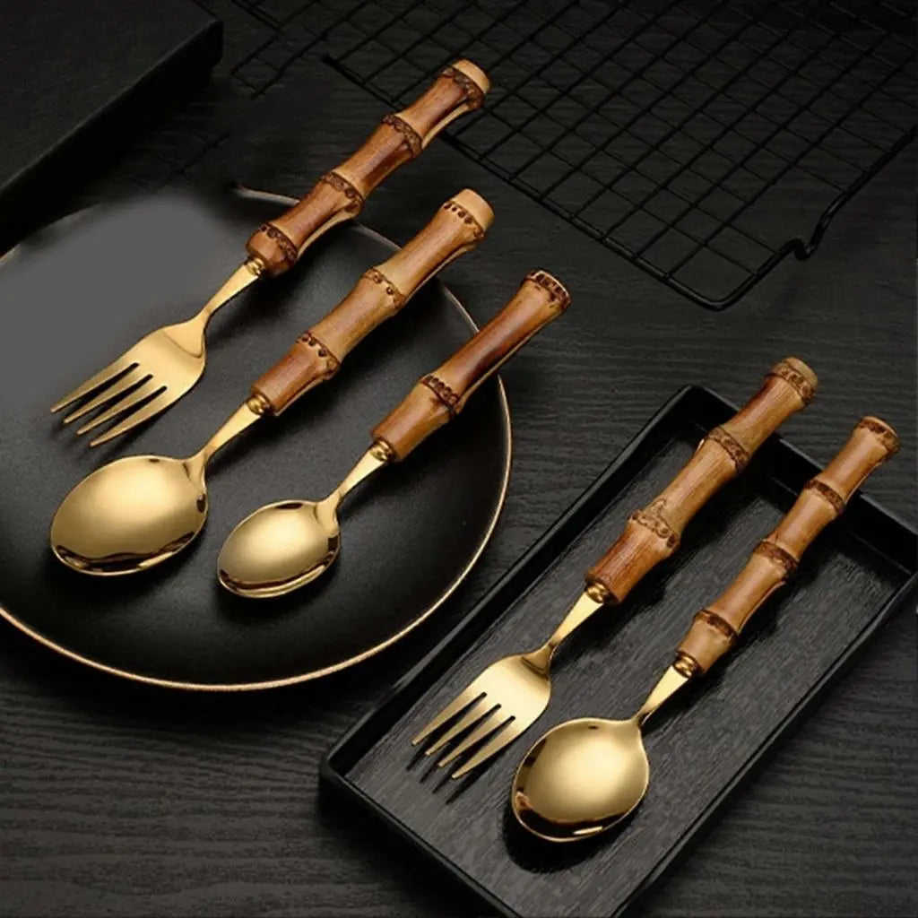 Bamboo Elegance Cutlery Collection