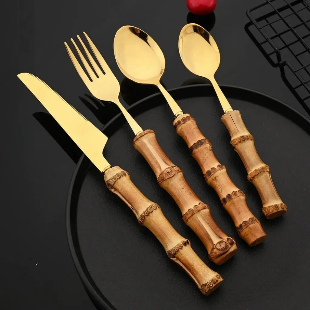 Bamboo Elegance Cutlery Collection