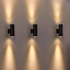 Contemporary Waterproof Outdoor Wall Light – Cylindrical Design