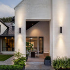 Contemporary Waterproof Outdoor Wall Light – Cylindrical Design