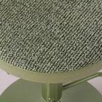 Adjustable Swivel Bar Stool with Cylindrical Design - Carbon Steel Frame for Kitchen and Dining