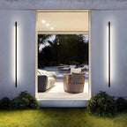 Outdoor Wall Light with Vertical LED Design