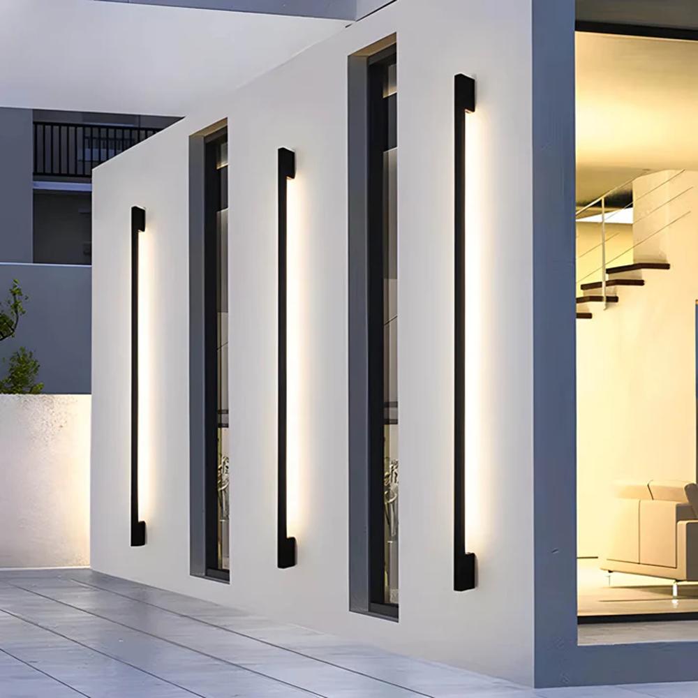 Outdoor Wall Light with Vertical LED Design