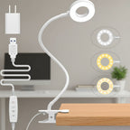 Flexible Clip-On LED Reading Light with 3 Color Settings