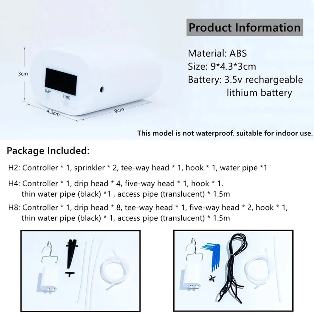 Automatic Indoor Plant Care Kit – Smart Drip Irrigation System