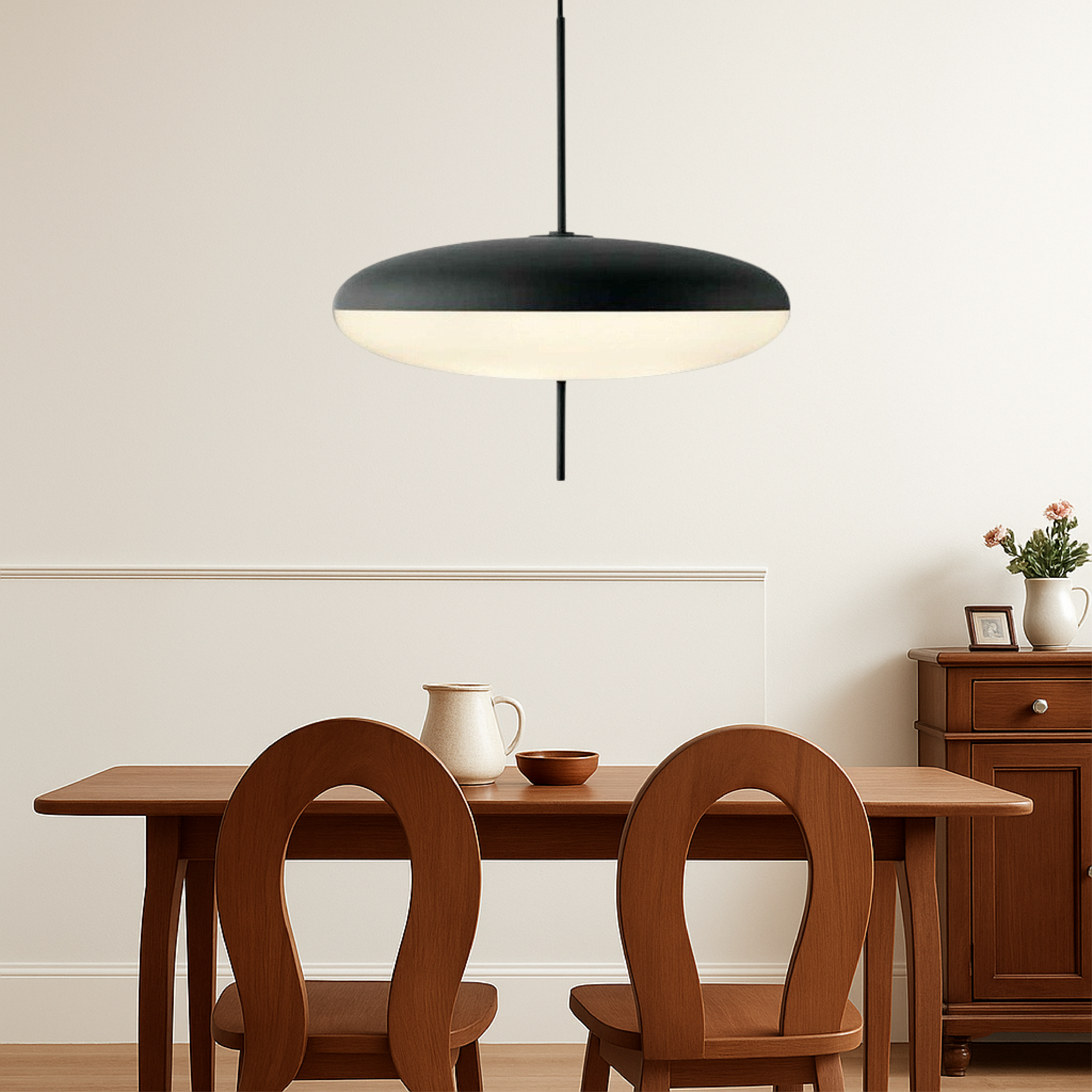Bauhaus Style Dome Ceiling Light from Denmark