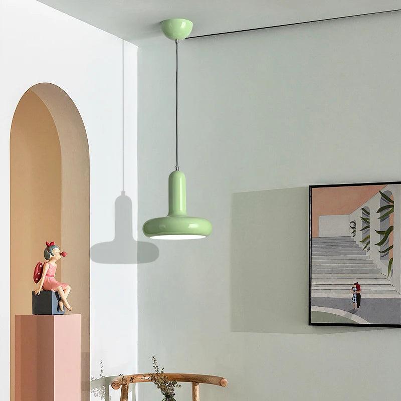 ChromaGlow Mid-Century Pendant Light - Stylish Ceiling Fixture