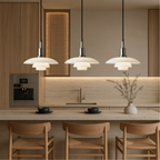 Layered Pendant Light in Scandinavian Design