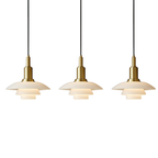 Layered Pendant Light in Scandinavian Design