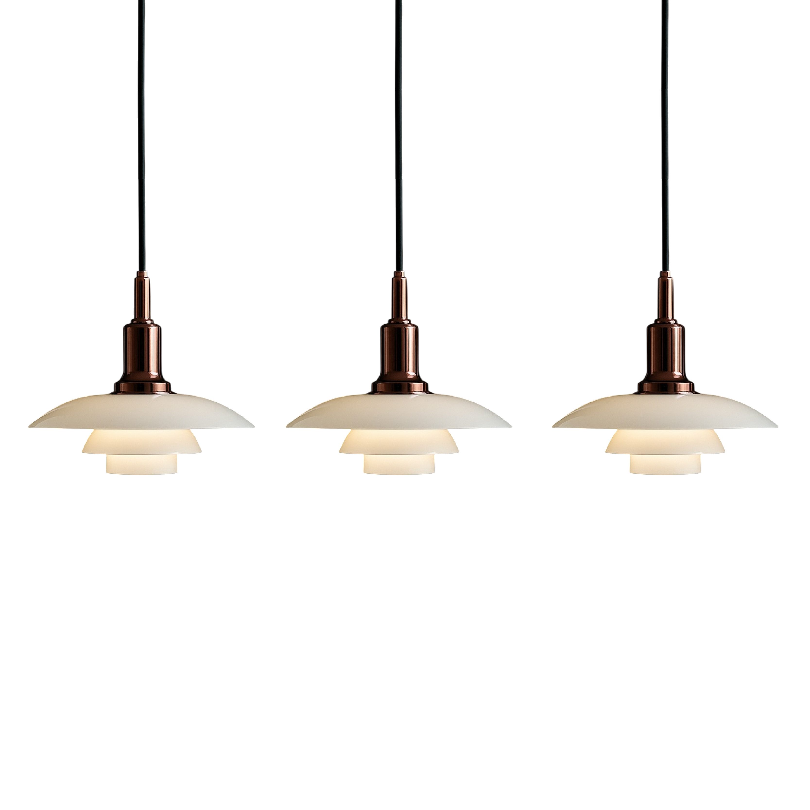 Layered Pendant Light in Scandinavian Design